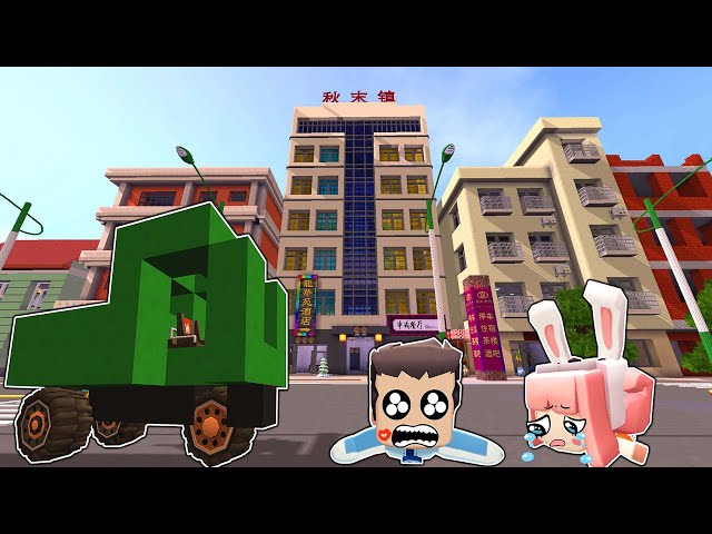 【木鱼】迷你世界: 来到豪华小镇打工,夜晚没钱住酒店只能露宿街头